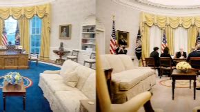 白宫椭圆形办公室大变样，拜登先拿掉了这张画！-搜狐大视野-搜狐新闻