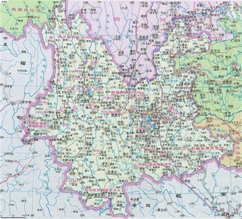 彩色云南地图高清素材 云南 云南地图 云南省地图 地图 彩色地图 元素 免抠png 设计图片 免费下载