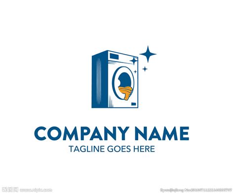 洗衣店logo设计图__LOGO设计_广告设计_设计图库_昵图网nipic.com