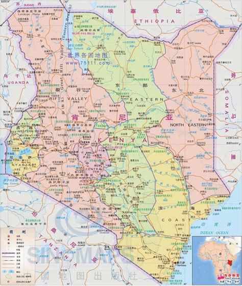 哥斯达黎加地图中文版高清 - 哥斯达黎加地图 - 地理教师网