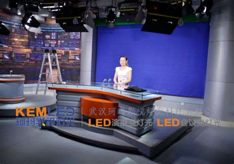 黄冈电视台80㎡演播室灯光设计方案|珂玛动态|武汉珂玛影视灯光科技有限公司