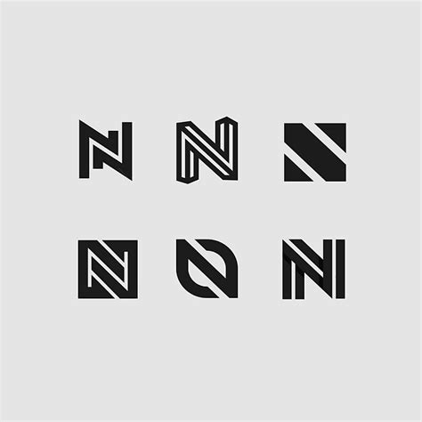 N字母Logo创意设计案例欣赏｜字母Logo系列 - 标小智