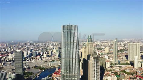 中国天津市著名建筑和景观