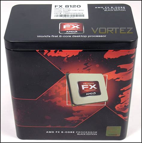 AMD FX-8120 Black CPU - 8 kerner 3.1 GHz - AMD AM3+ - AMD Boxed (PIB ...