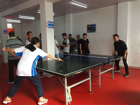 郭溪社区：举办乒乓球比赛活动