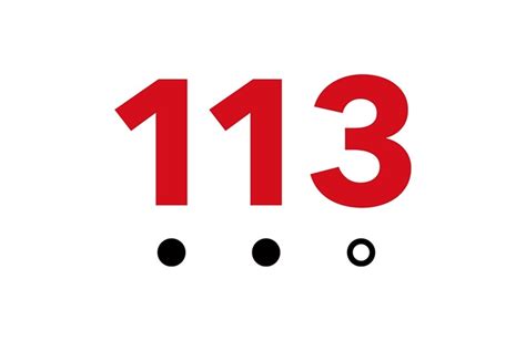 113 Number logo vector illustration, 113 Years Anniversary Celebration ...