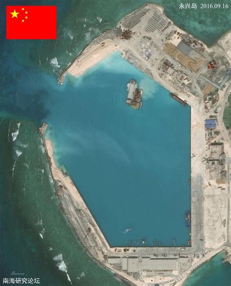 三沙市WorldView-2卫星拍摄影像图