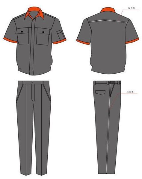 工作服款式工装-职业设计-CFW服装设计