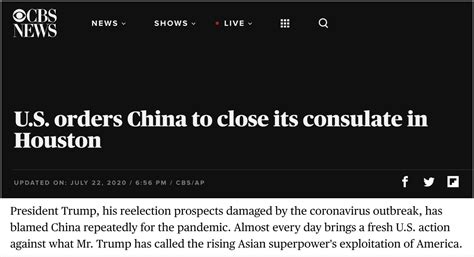美媒揭开了美方无端要求中国关闭驻休斯敦总领馆的真相 -聚焦 - 东南网