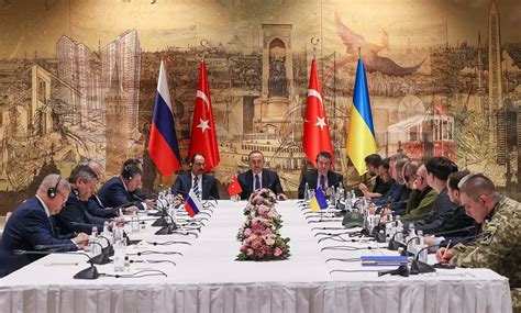 3月29日，俄乌代表团在伊斯坦布尔举行第五轮谈判。