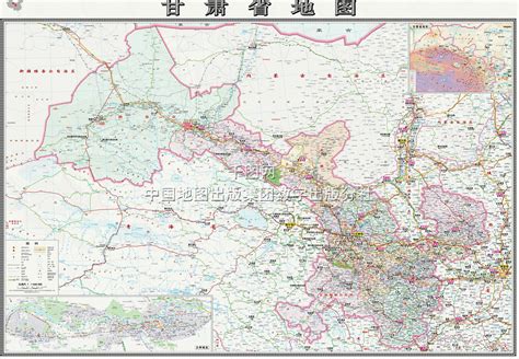 甘肃省旅游必备高清人文地图+12地级市2自治州 - 知乎