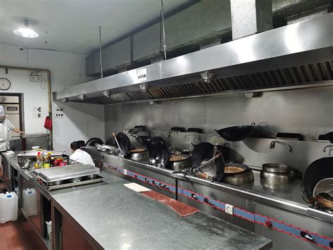 小饭店厨房设计效果图案例，饭店厨房设计平面图