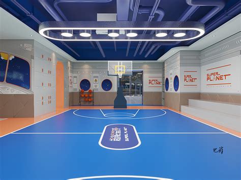 篮球馆——少儿智能运动馆|空间|商业空间设计|巴菲15155163915 ...
