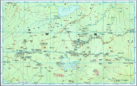 清朝 喇萨 日喀则地区地图-历史地图网