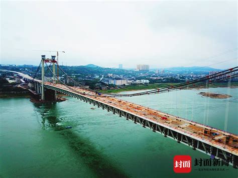 “天梯”跨长江丨看，泸州长江二桥已经建成这样了_要闻_新闻中心_长江网_cjn.cn