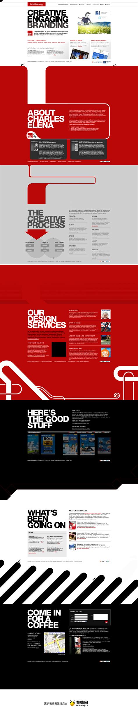 8个创意网页设计Web页面PSD模板素材 – 简单设计