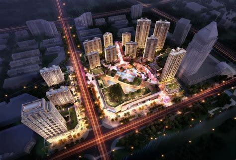 [上海]嘉定绿地双地块商住办综合体设计方案文本（PDF）-商业建筑-筑龙建筑设计论坛