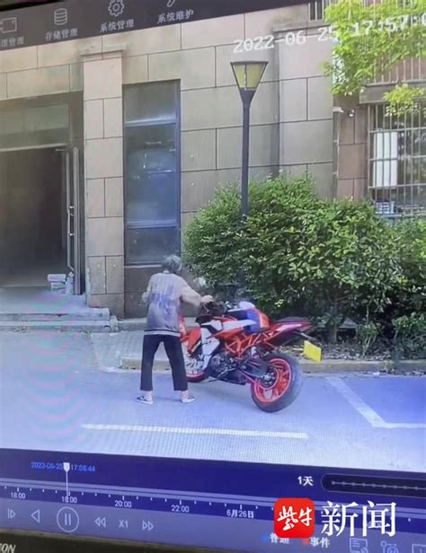 最新进展！上海老人推倒摩托车一案，涉事老人已被逮捕_陈先生_时间_视频