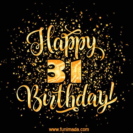 Happy Birthday Number 31 Greeting Fotos e Imágenes de stock - Alamy