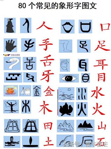 常见150个象形字图片,识别,汉语_大山谷图库
