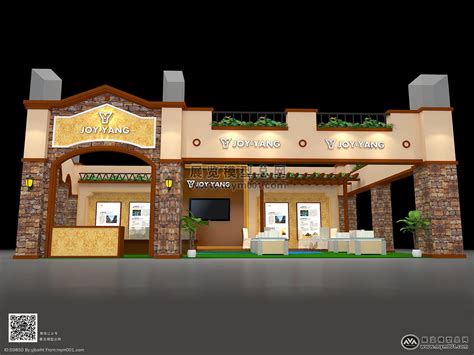 JOY加州小镇展台设计-展览模型总网