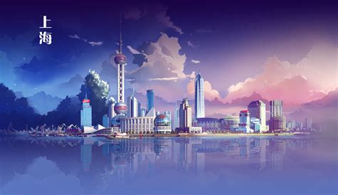 上海城市手绘效果|插画|创作习作|Z18704496 - 原创作品 - 站酷 (ZCOOL)