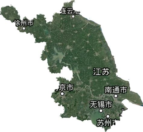 江苏省地图 - 江苏省卫星地图 - 江苏省高清航拍地图