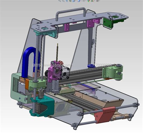 现代机械零件 - 建E网3D模型下载网