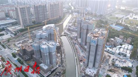 广州南沙首个城中村旧改项目建设正酣