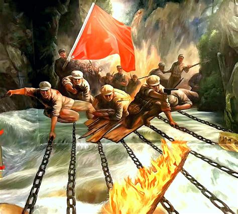 百年瞬间144 | 红军飞夺泸定桥|强渡大渡河|泸定桥|红军_新浪新闻