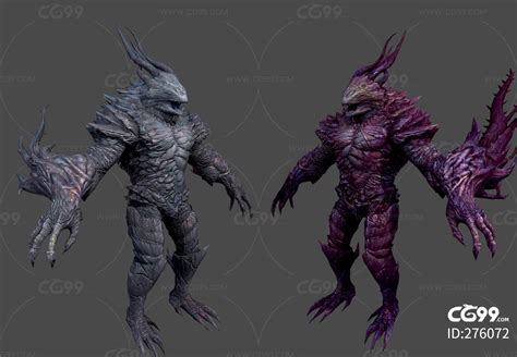 深渊恶魔 Demon 写实 暗黑恶魔 BOSS 怪物 怪兽 次世代-cg模型免费下载-CG99