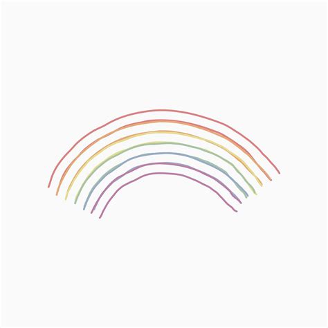 Rainbow clipart, cute illustration design | Free Photo Illustration ...