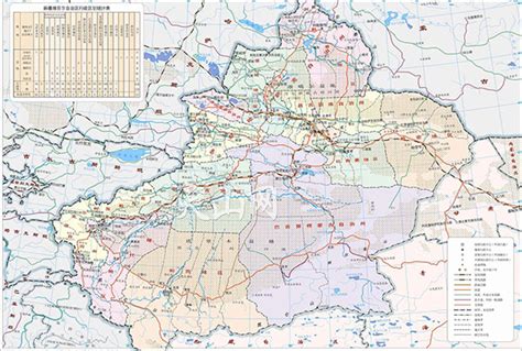新疆地图_新疆旅行网
