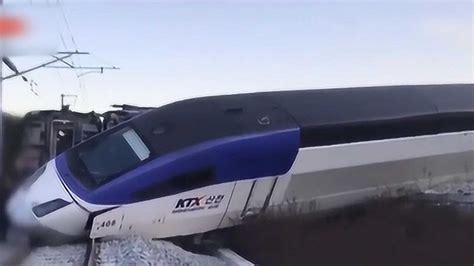 韩国载198人高铁 发车5分钟后脱轨 致14人受伤
