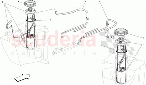 Ferrari 430 Complete RH Fuel Pump, 239820 | Scuderia Car Parts