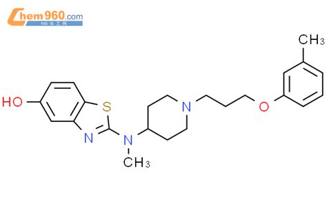104587-94-2,5-Benzothiazolol,2-[methyl[1-[3-(3-methylphenoxy)propyl]-4 ...