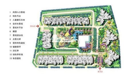 城市花园小区规划图图片_CAD总平_编号9156453_红动中国