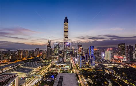 深圳地标建筑城市夜景风光高清图片下载-正版图片500530688-摄图网