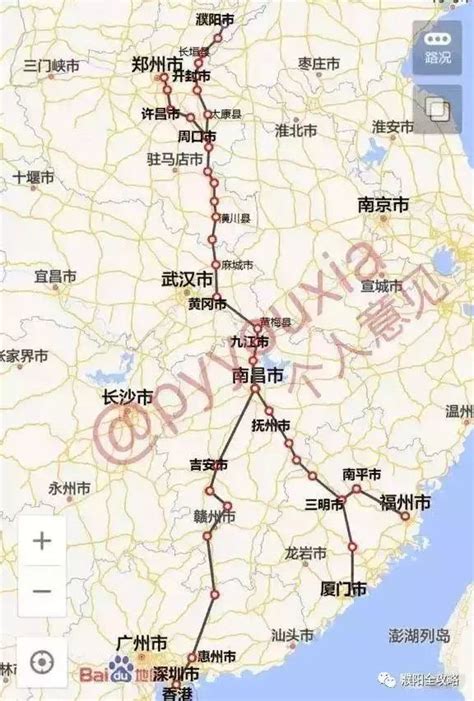 京九高铁走向确定28站，京九高铁2023年全线开通（京九高铁阜阳至黄冈段）_犇涌向乾