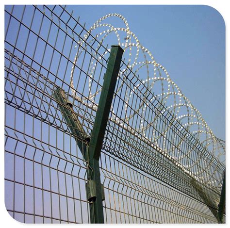 监狱护栏网Y型立柱机场防护网监狱围栏保税区隔离钢网墙海关围网-阿里巴巴