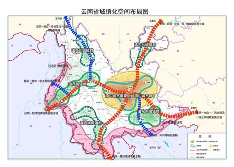 云南省行政区划图