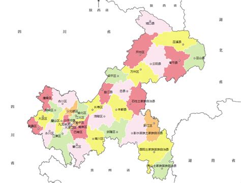 重庆市行政区划地图 重庆市辖26个区/12个县_房家网