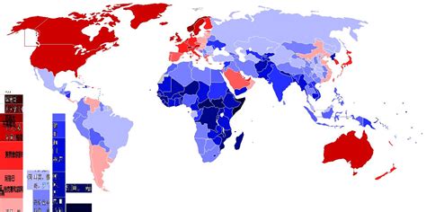 从世界人均GDP看世界各国发展水平 - 知乎