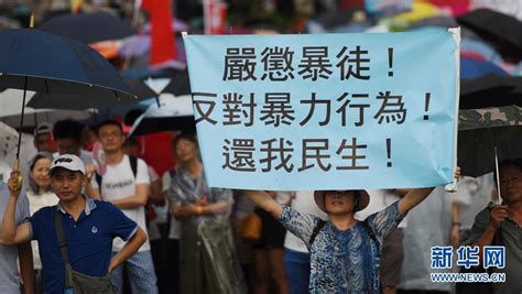 护法治反暴力!逾30万市民冒雨参加“守护香港”集会 - 国内动态 - 华声新闻 - 华声在线