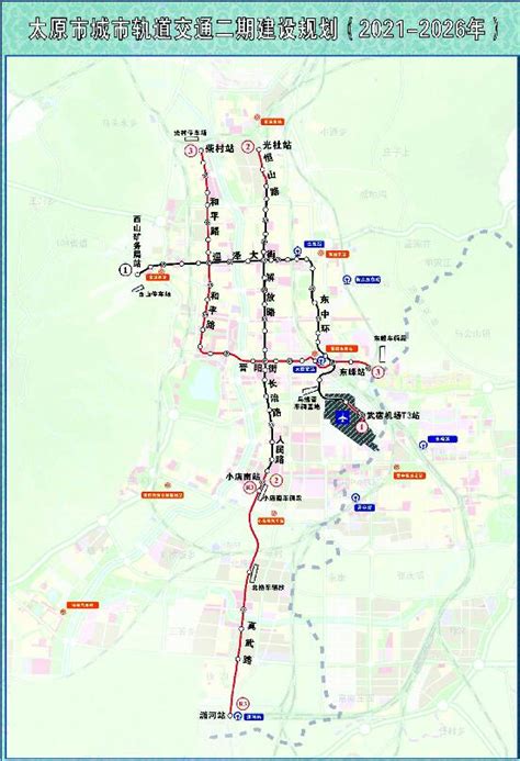 太原地铁线路图规划图 - 中国交通地图 - 地理教师网