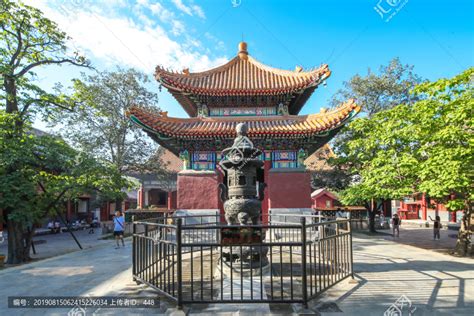 文化遗产雕刻神圣北京雍和宫高清图片下载-正版图片501956489-摄图网