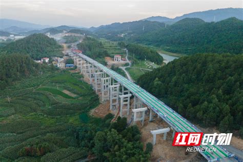 永新高速白祖山莫家大桥实现半幅贯通_交通建设_交通频道