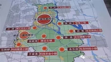 通州副中心规划！分区规划勾勒北京美好未来！_城市