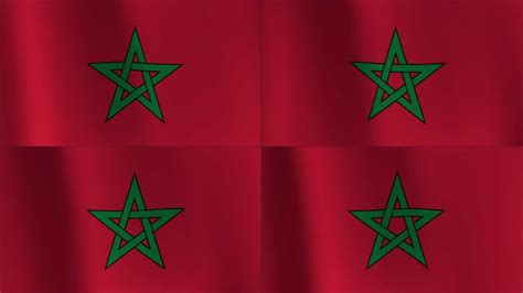 摩洛哥 国旗飘扬 国旗波浪状飘扬 舞台背景,其它舞台背景下载,高清3840X2160视频素材下载,凌点视频素材网,编号:126701