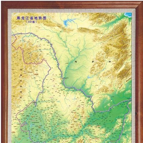 黑龙江省地形图高清版_中国地图_初高中地理网